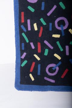 Geometric patterns Vintage 70s 80s Rug - 3734202