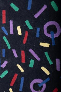 Geometric patterns Vintage 70s 80s Rug - 3734205