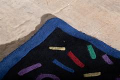 Geometric patterns Vintage 70s 80s Rug - 3734206