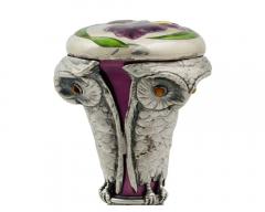 Georg Adam Scheid A Rare Austrian Art Nouveau Silver and Enamel Owl Seal by Georg Adam Scheid - 4148390
