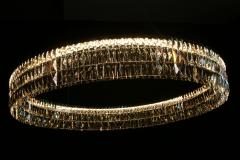 Georg Baldele GLITTERHOOP EMERALD minimalist crystal chandelier - 1446456