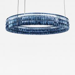 Georg Baldele GLITTERHOOP EMERALD minimalist crystal chandelier - 1447668