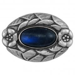 Georg Jensen Antique Georg Jensen Labradorite Brooch Denmark 1915 27 - 2342737