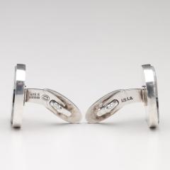 Georg Jensen Cufflinks 131A Sterling GJS ZebraJasper - 4348053