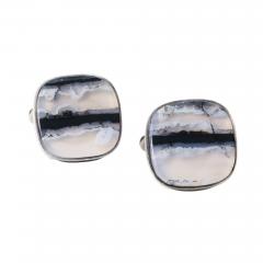 Georg Jensen Cufflinks 131A Sterling GJS ZebraJasper - 4351136