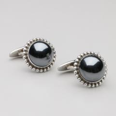 Georg Jensen Cufflinks 25 Hematite Sterling - 4348041