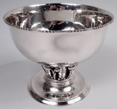 Georg Jensen Early Georg Jensen Danish Modern Silver Louvre Bowl - 3842887