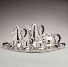 Georg Jensen Georg Jensen Art Deco Coffee Tea Service Designed by Johan Rohde - 3320398