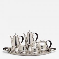 Georg Jensen Georg Jensen Art Deco Coffee Tea Service Designed by Johan Rohde - 3323177