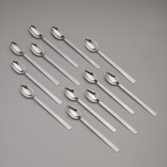 Georg Jensen Georg Jensen Bernadotte Sterling Flatware Service for 12 Sigvard Bernadotte - 3874603