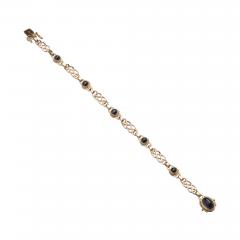 Georg Jensen Georg Jensen Cabachon Sapphires 18kt Gold Bracelet 252 - 3388252