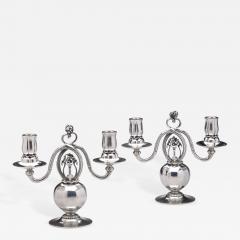 Georg Jensen Georg Jensen Candlesticks No 324 - 228278