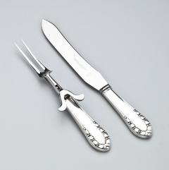 Georg Jensen Georg Jensen Carving Set No 541 542 in Lilly of the Valley - 69108