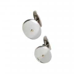 Georg Jensen Georg Jensen Cufflinks Sterling Silver with Gold Accents No 200 - 1582691