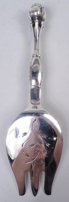 Georg Jensen Georg Jensen Danish Modern Sterling Silver Fish Serving Pair - 4228509