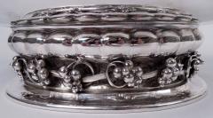 Georg Jensen Georg Jensen Danish Modern Sterling Silver Grape Centerpiece Bowl - 4150432