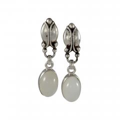 Georg Jensen Georg Jensen Earrings No 17 with Moonstones - 2472690