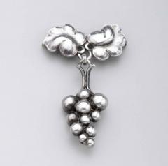 Georg Jensen Georg Jensen Grape Brooch No 217A - 420856