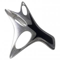 Georg Jensen Georg Jensen Henning Koppel Enamel Brooch circa 1960 - 3988354