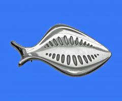 Georg Jensen Georg Jensen Henning Koppel Sterling Fish Brooch c 1960 - 1945813