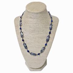Georg Jensen Georg Jensen Lapis Sterling Necklace No 15  - 2813672