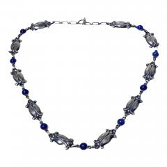 Georg Jensen Georg Jensen Lapis Sterling Necklace No 15  - 2820017