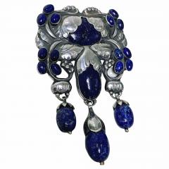 Georg Jensen Georg Jensen Master Brooch Sodalite Master Brooch C 1933 - 2682261