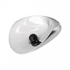 Georg Jensen Georg Jensen Nanna Ditzel Sterling Hematite Brooch no 328 C 1960 - 3449708