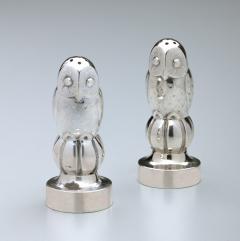 Georg Jensen Georg Jensen Owl Salt Pepper Shakers No 36 - 4387874