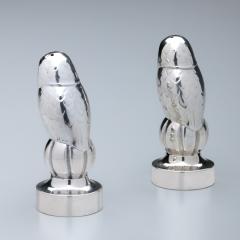 Georg Jensen Georg Jensen Owl Salt Pepper Shakers No 36 - 4387891