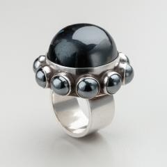 Georg Jensen Georg Jensen Ring No 166 with Hematite - 4531933