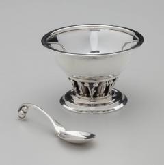 Georg Jensen Georg Jensen Salt Cellar 180 with Spoon 110 - 4406463