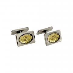 Georg Jensen Georg Jensen Sterling Gold Cufflinks No 59A - 68890