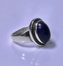 Georg Jensen Georg Jensen Sterling Lapis Ring designed by Harald Nielsen  - 1166262