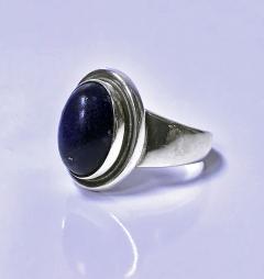 Georg Jensen Georg Jensen Sterling Lapis Ring designed by Harald Nielsen  - 1166263