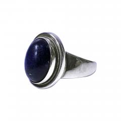 Georg Jensen Georg Jensen Sterling Lapis Ring designed by Harald Nielsen  - 1167207