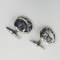 Georg Jensen Georg Jensen Sterling Silver Bird And Berry Cufflinks No 43 - 1581679