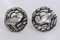 Georg Jensen Georg Jensen Sterling Silver Bird Earrings No 66 - 2458701