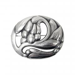 Georg Jensen Georg Jensen Sterling Silver Blossom Pin C 1940 No 65 - 3471724