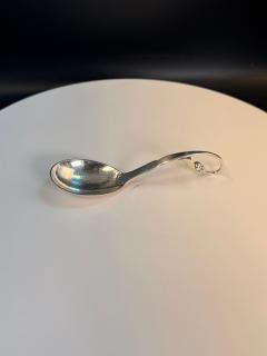 Georg Jensen Georg Jensen Sterling Silver Ornamental Serving Spoon 141 - 4698684