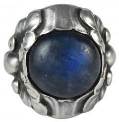 Georg Jensen Georg Jensen Sterling Silver Ring No 11A with Labradorite - 4356752