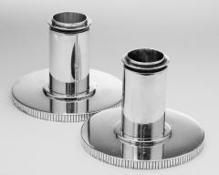 Georg Jensen Georg Jensen Sterling Silver Sigvard Bernadotte Candlesticks Copenhagen 1945 77 - 2035063