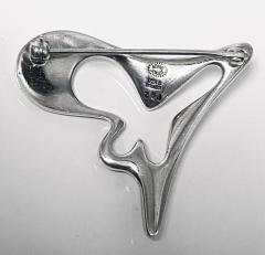 Georg Jensen Georg Jensen Sterling Silver brooch design 324 by Henning Koppel - 3262311