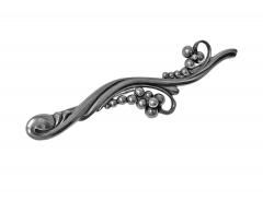 Georg Jensen Georg Jensen Sterling large grape and vine Brooch No 275  - 2519350