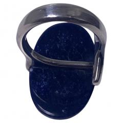 Georg Jensen Georg Jensen Torun Bulow Hube Sodalite Ring C 1970 - 2813674