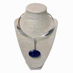 Georg Jensen Georg Jensen Torun Sodalite Necklace Denmark C 1975 - 2763752