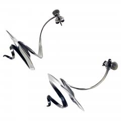 Georg Jensen Georg Jensen Vivianna Torun B low H be Sterling Silver Earrings No 369 - 4236130