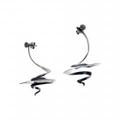 Georg Jensen Georg Jensen Vivianna Torun B low H be Sterling Silver Earrings No 369 - 4237547