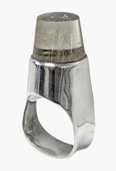 Georg Jensen Georg Jensen Vivianna Torun Sterling Silver Rutilated Quartz Ring No 151 - 3517143