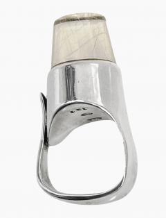 Georg Jensen Georg Jensen Vivianna Torun Sterling Silver Rutilated Quartz Ring No 151 - 3517150